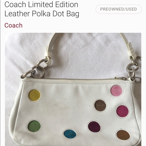 Coach Limited addition polkadot leather purse in great condition! - Picture 5 of 5